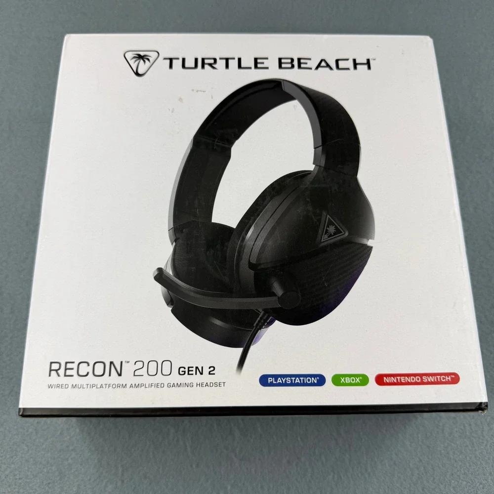 Turtle Beach Recon 200 Gen 2 Gaming Headset Unisex OS Black Wired Amplified